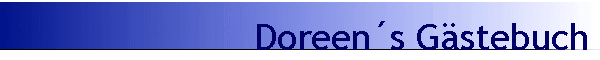 Doreen�s G�stebuch